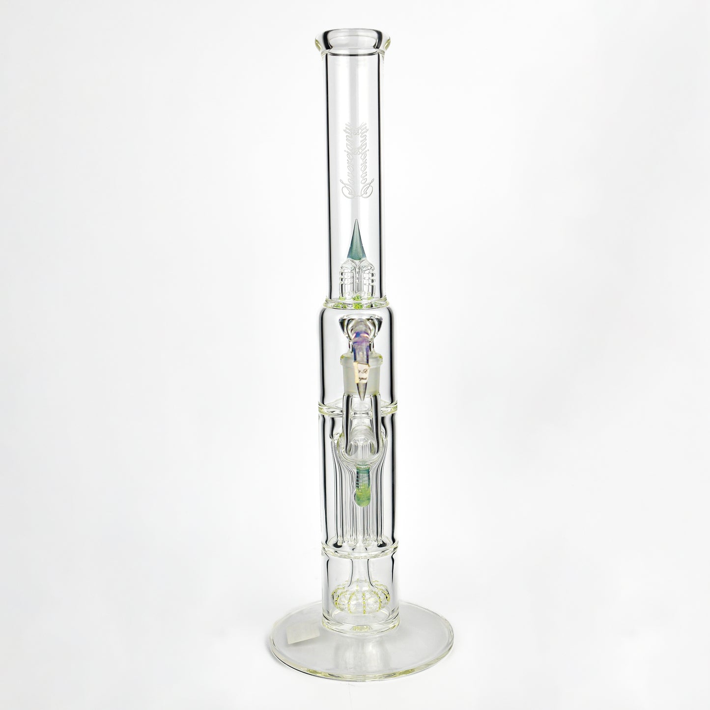 Sovereignity Peyote Pillar Straight Neck Flat Foot PA "Rose Quartz X Atomic Kumquat"