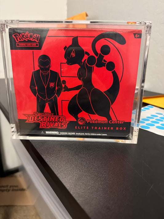 Destined rivals pc etb w/acrylic case