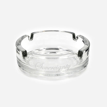 Sovereignty Circular Ashtray w/ Blasted Pattern