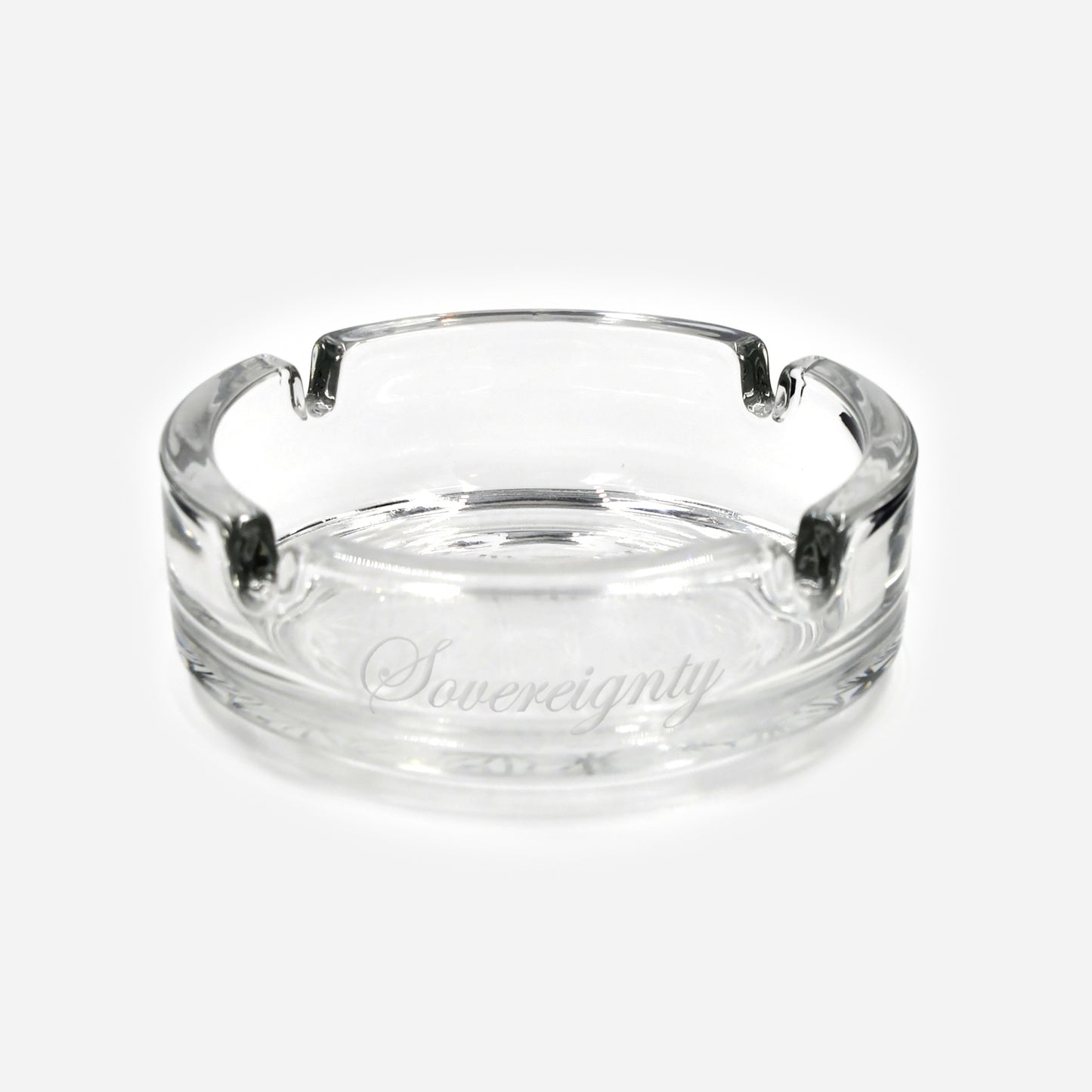 Sovereignty Circular Ashtray w/ Blasted Pattern