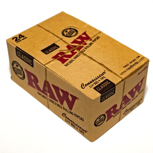 RAW Classic Connoisseur 1 1/4 - 24 Pack Box