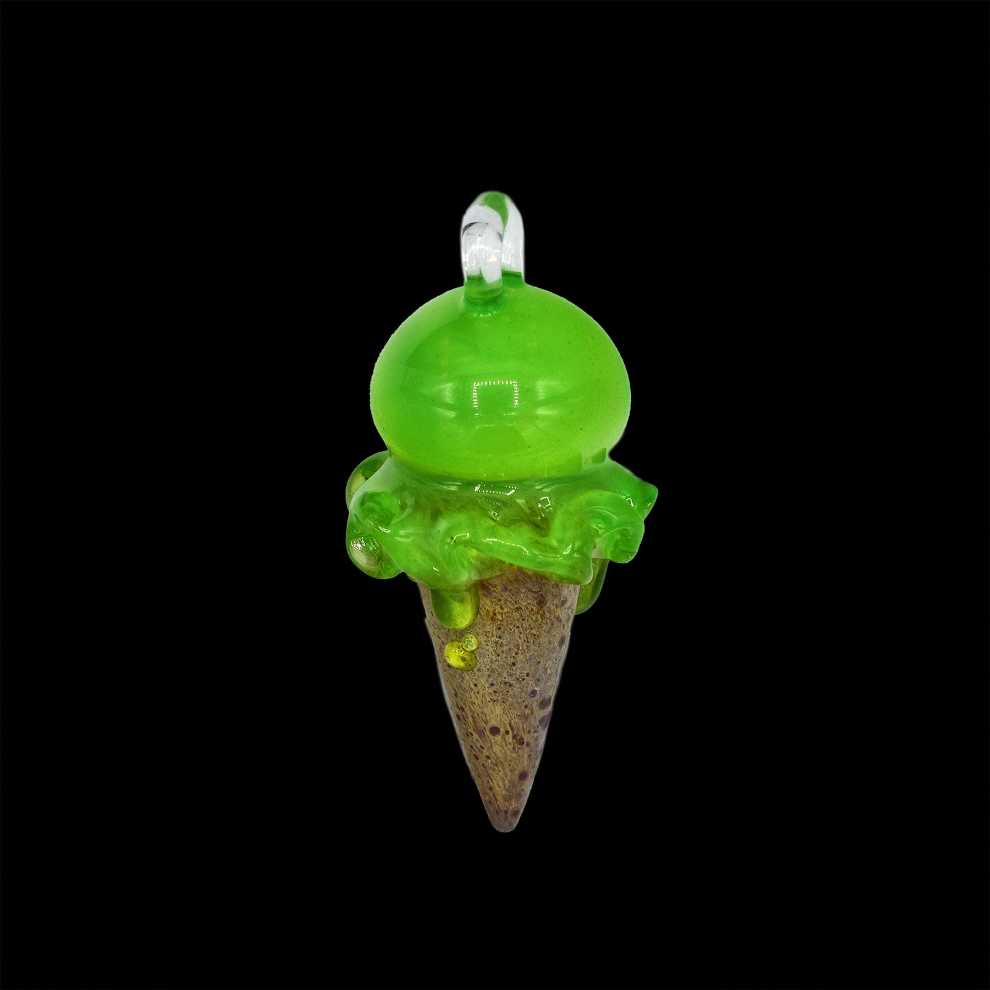 Renee Patula Green Ice Cream Pendant