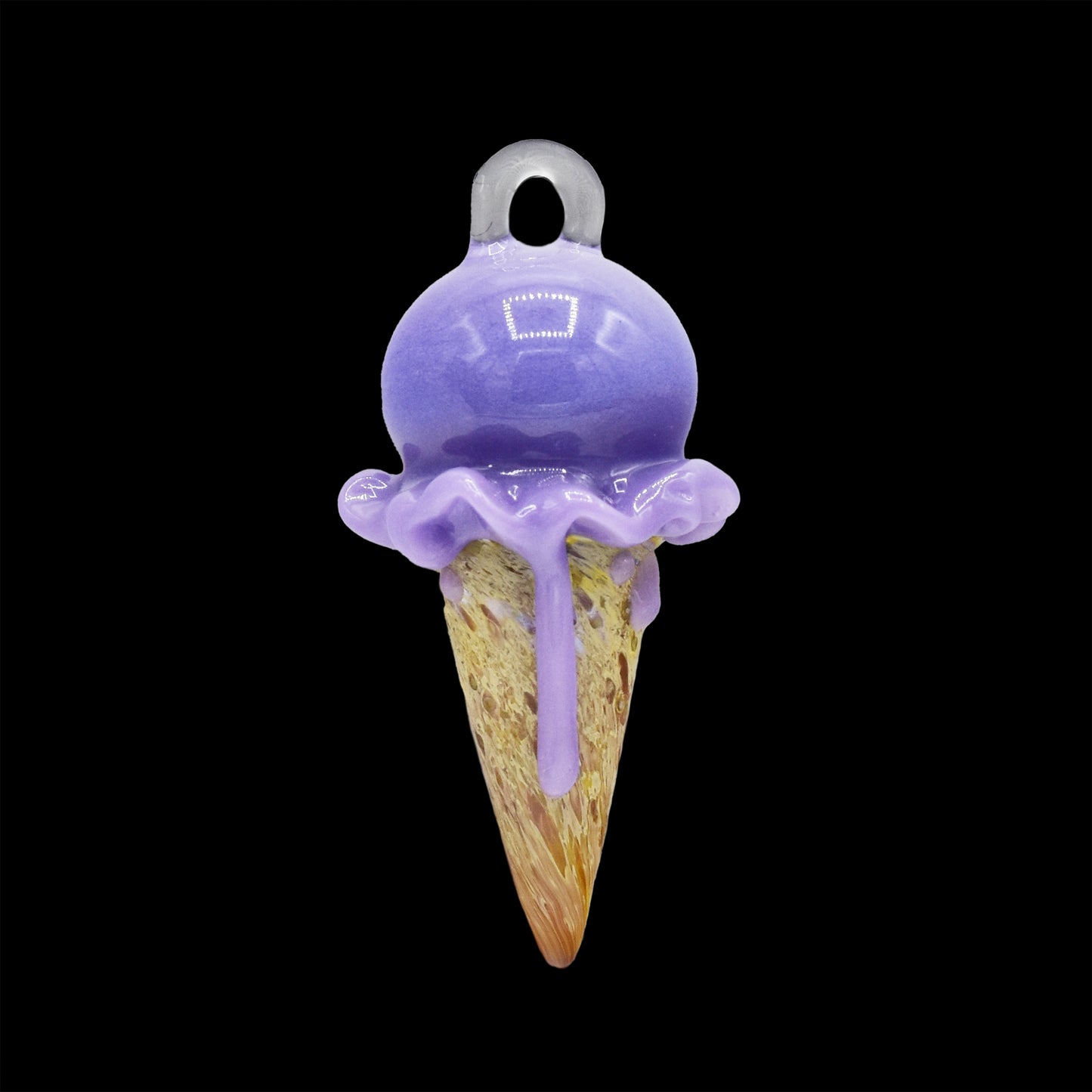 Renee Patula Blue Ice Cream Pendant