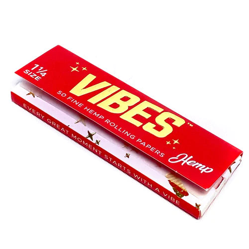 Vibes Hemp 1 1/4 50 Paper Booklet 50ct per Box