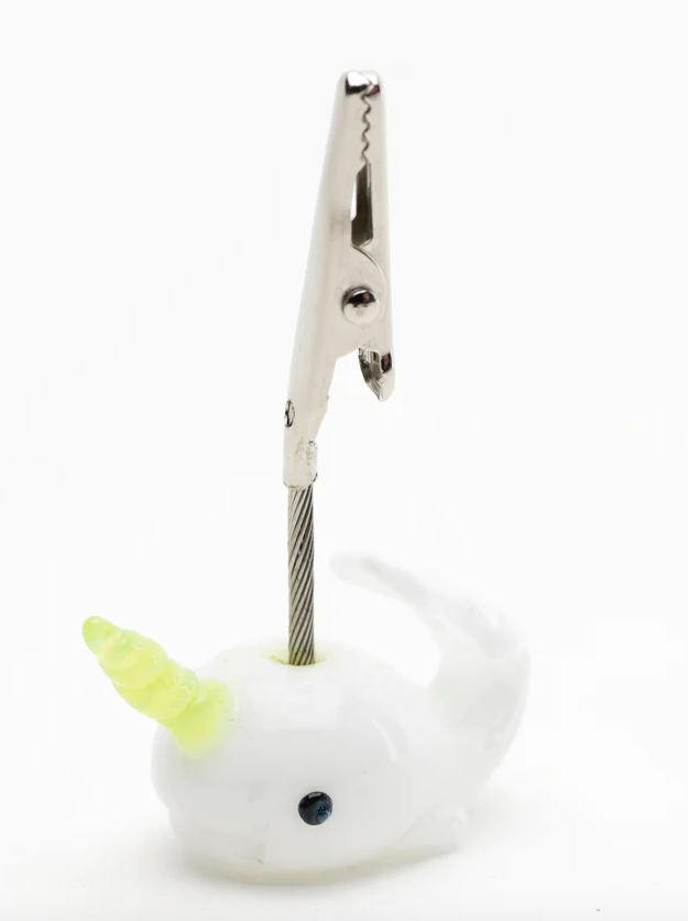 Empire Glasswork Narwhal Roach Clip