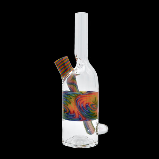 The Glass Mechanic Line Work Sake Bottle