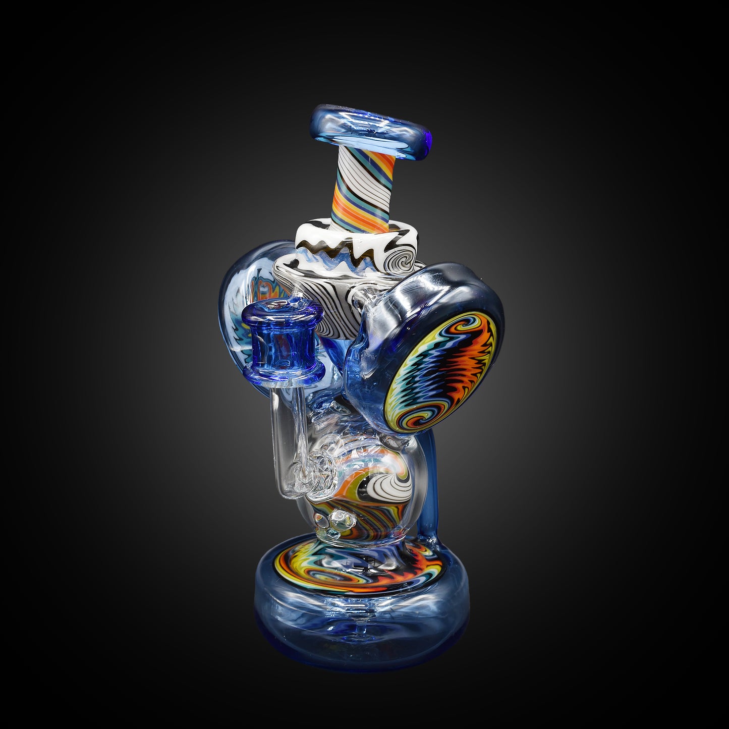 Clarkie Clark Glass Worked Recycler
