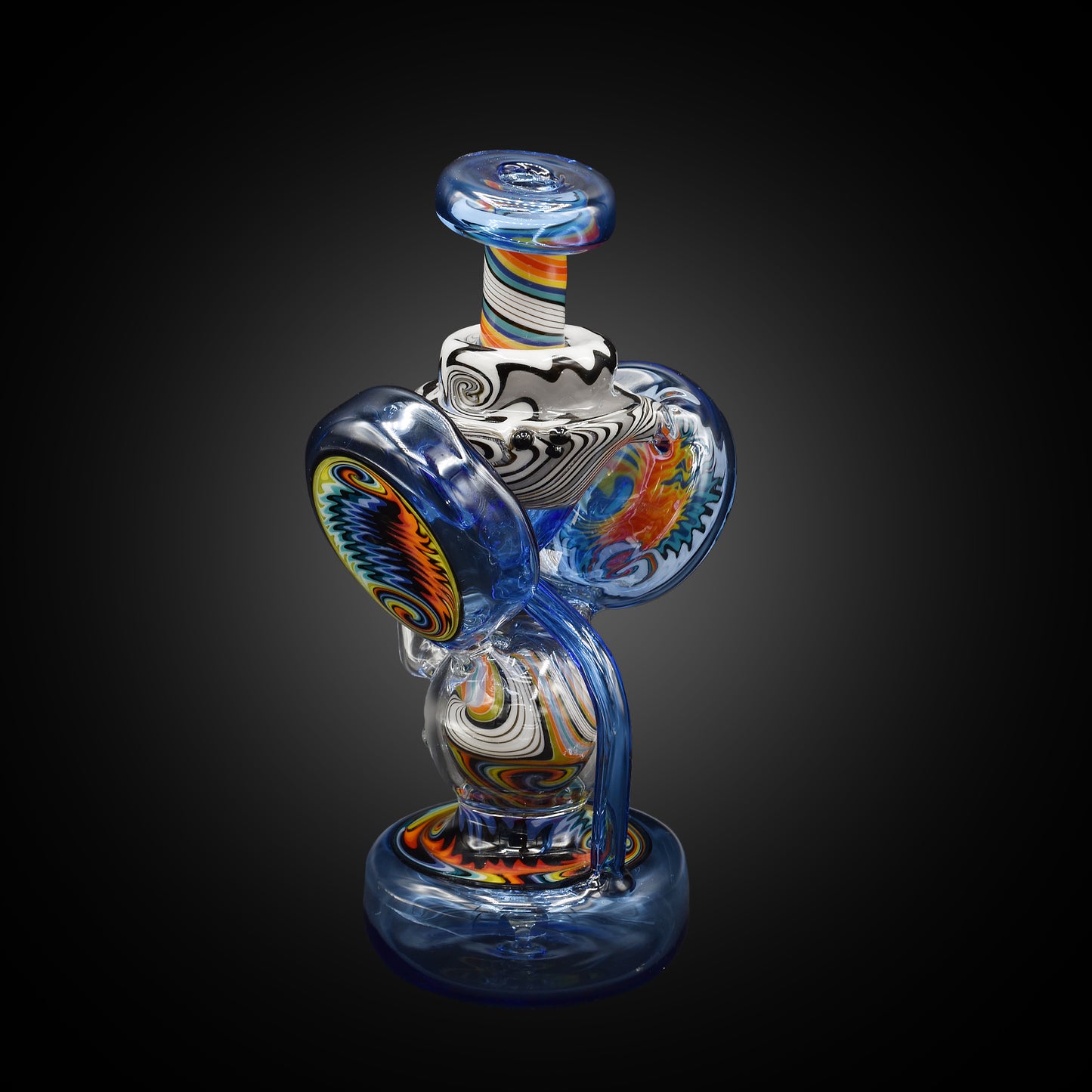 Clarkie Clark Glass Worked Recycler